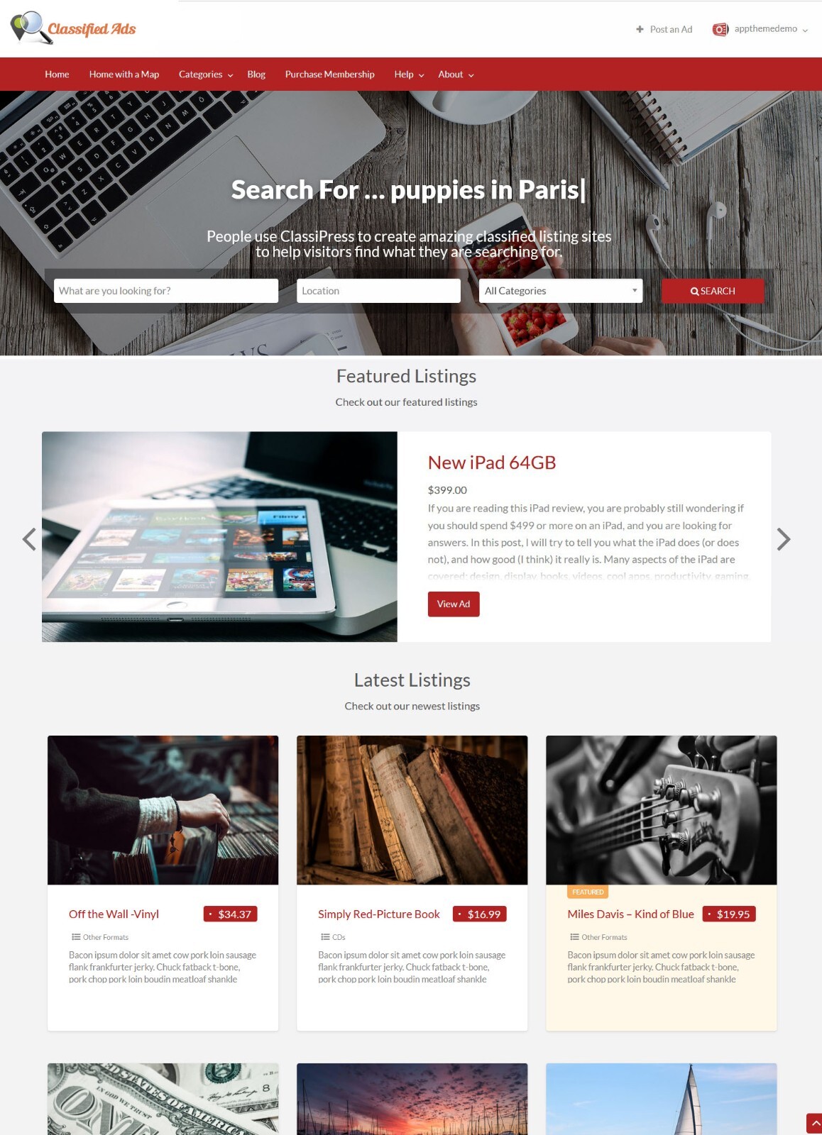 Professional classified ads website + Free Host & Install