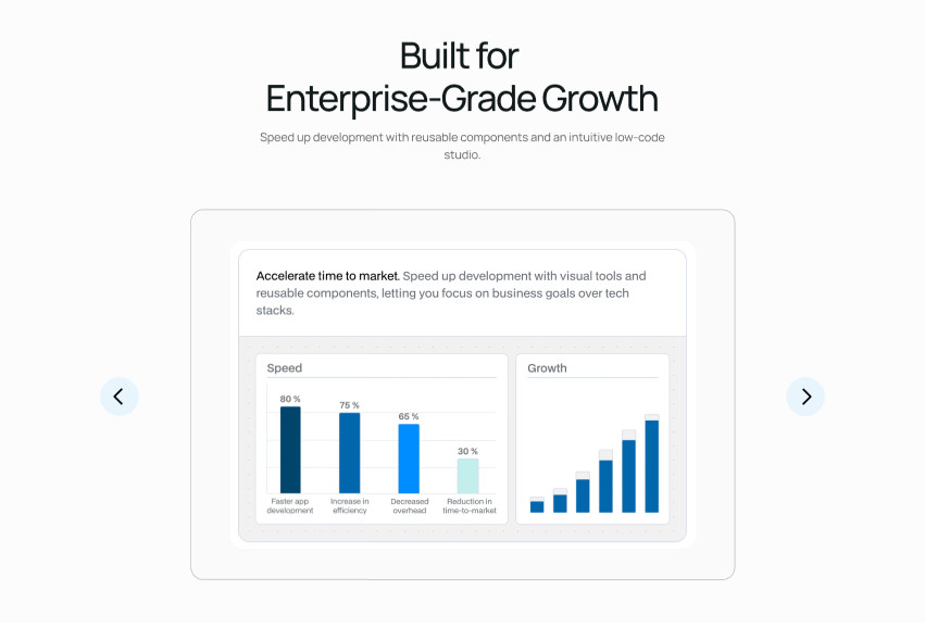 Enterprise App Development Website Template | SaaS Landing Page Modern Busines