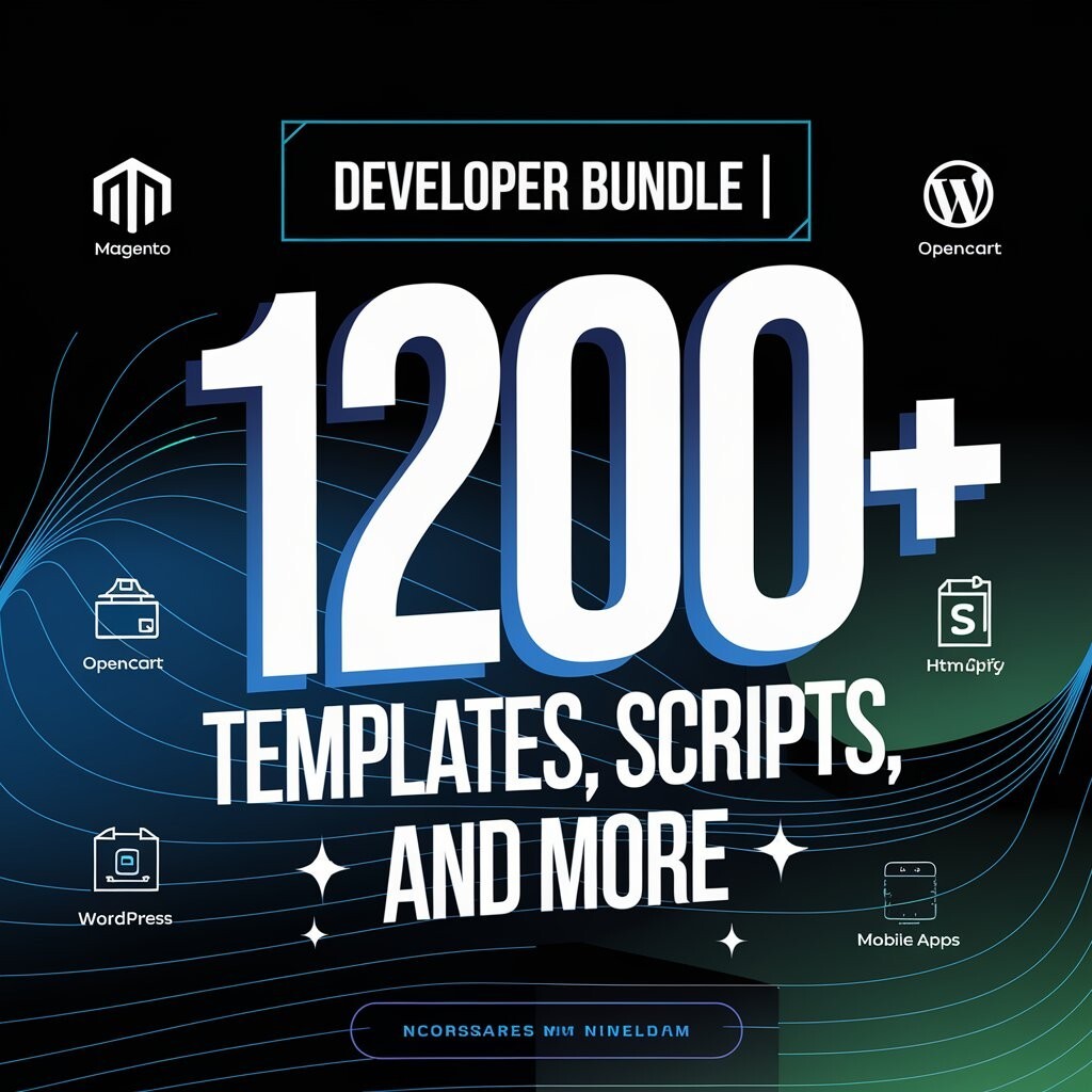 Developer Bundle | 1200+ Templates, HTML Sites, PHP Scripts, Mobile Apps, & More