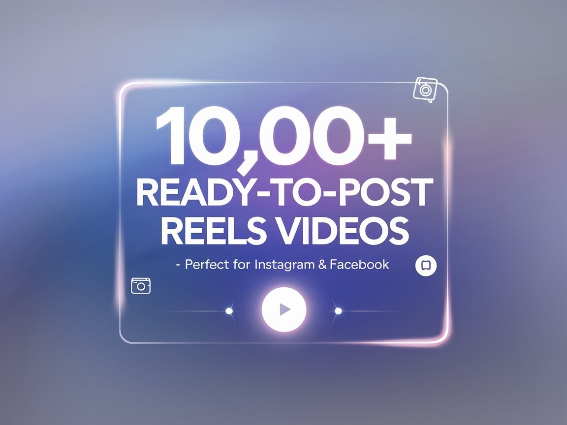 Massive Bundle of 10,000+ Reels Videos – Perfect for Instagram, Facebook