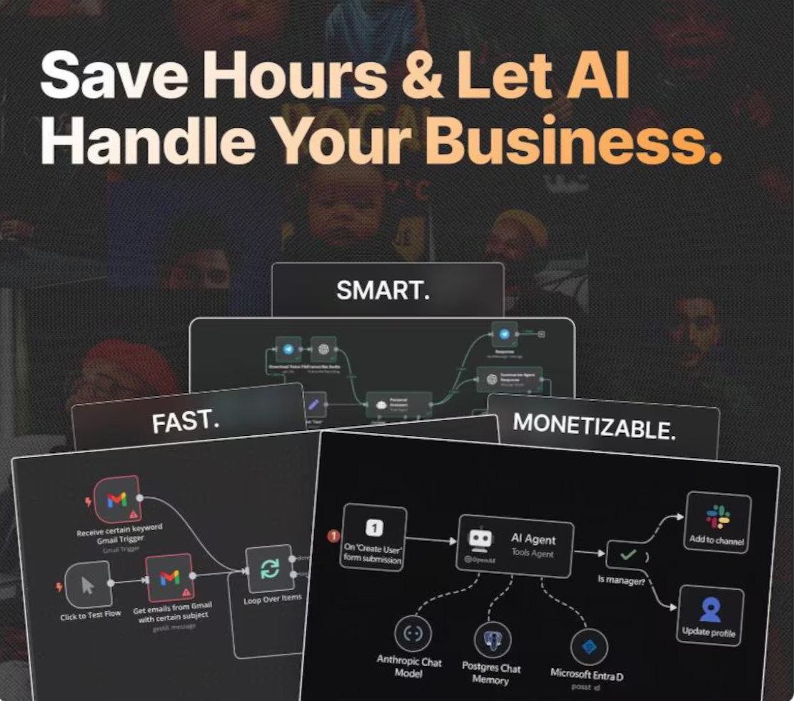 Bundle Pack 300 N8N Automation Workflows & YouTube Handpicked Quality All in one