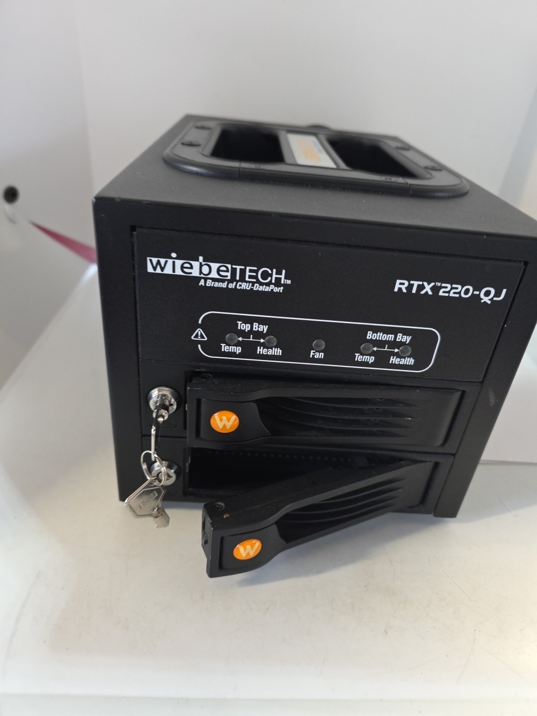 Wiebetech RTX220-QJ 2 Bay Tray-Free Drive Enclosure ESATA Fw800 Fw400 Usb2 
