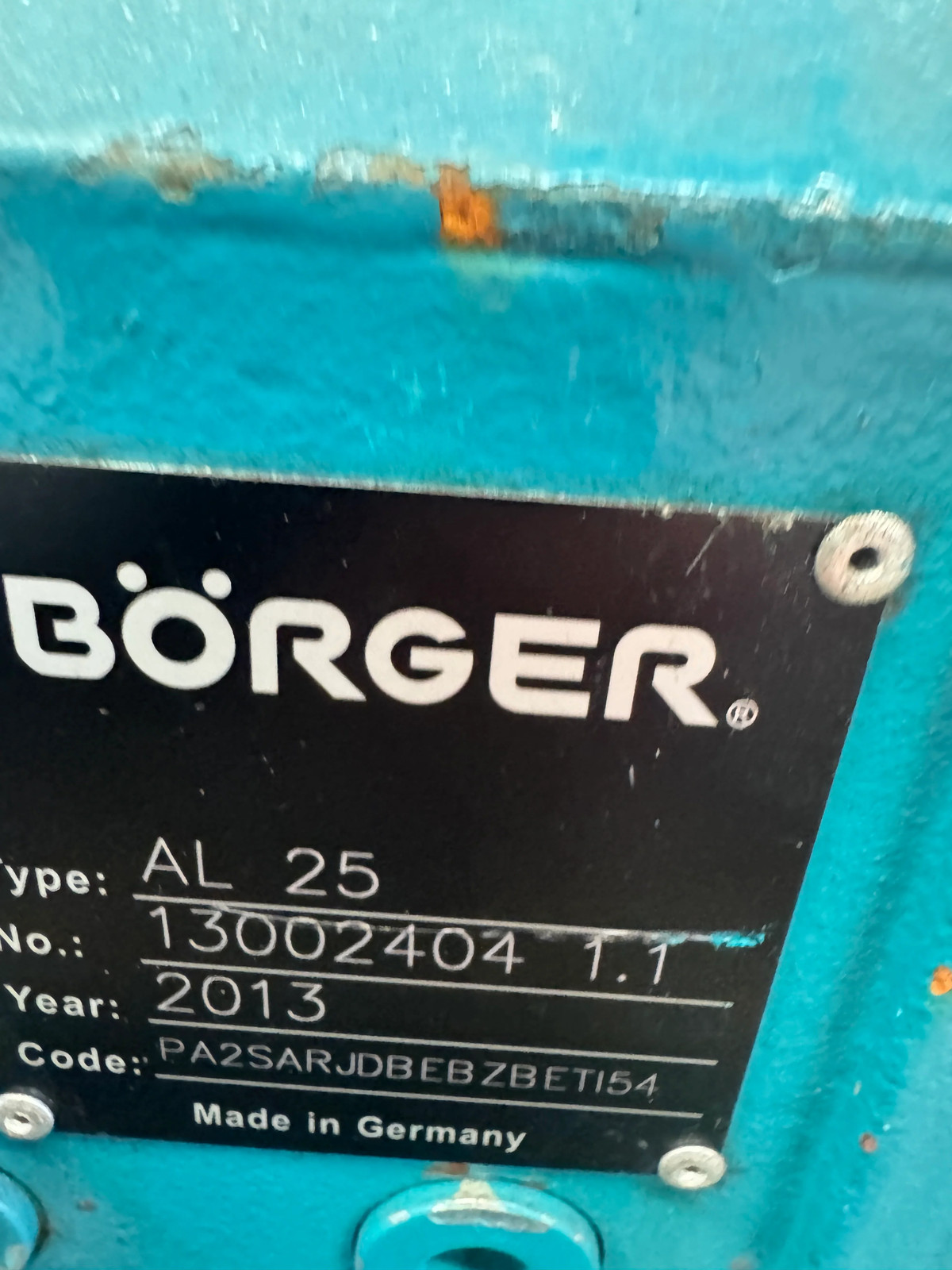 Borger Rotary Lobe Pump AL 25 2 In. 150 Lb. ANSI Flange