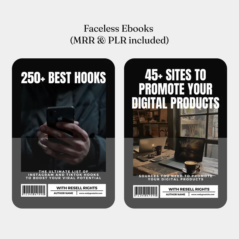 Ultimate Men Faceless Digital Mega Marketing Bundle with MRR & PLR – 75+ Reels