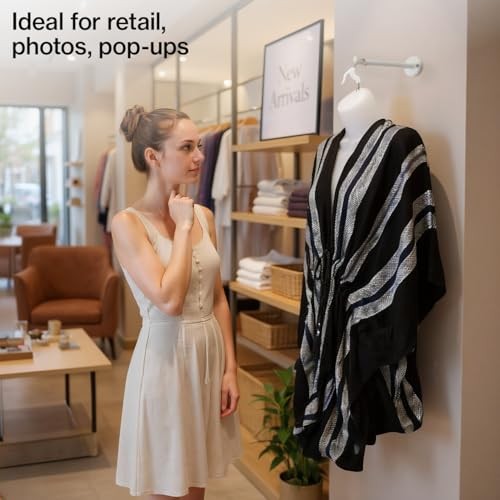SSWBasics Female Mannequin Torso Hanging Display Form Women’s Sizes 5-10 Frosted