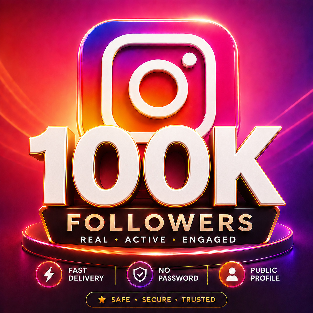 100000 followers