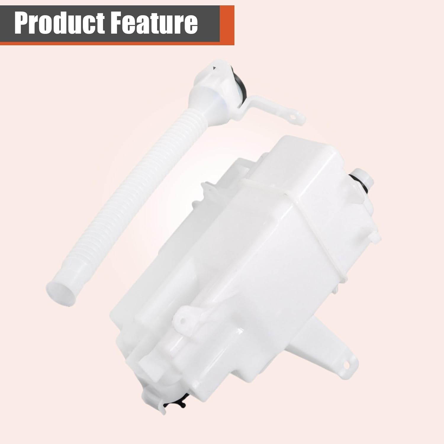 Windshield Washer Fluid Reservoir Tank w/ Motor Sensor Hole Tube RAV4 13-18 8531