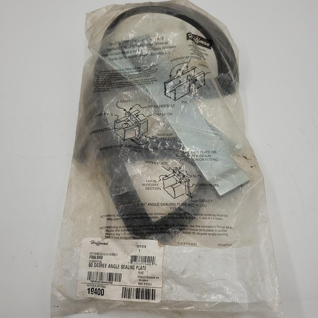 nVent HOFFMAN F88LSAG F10 90 deg Sealing Plate, 8 x 8 in, For Use With NEMA 12