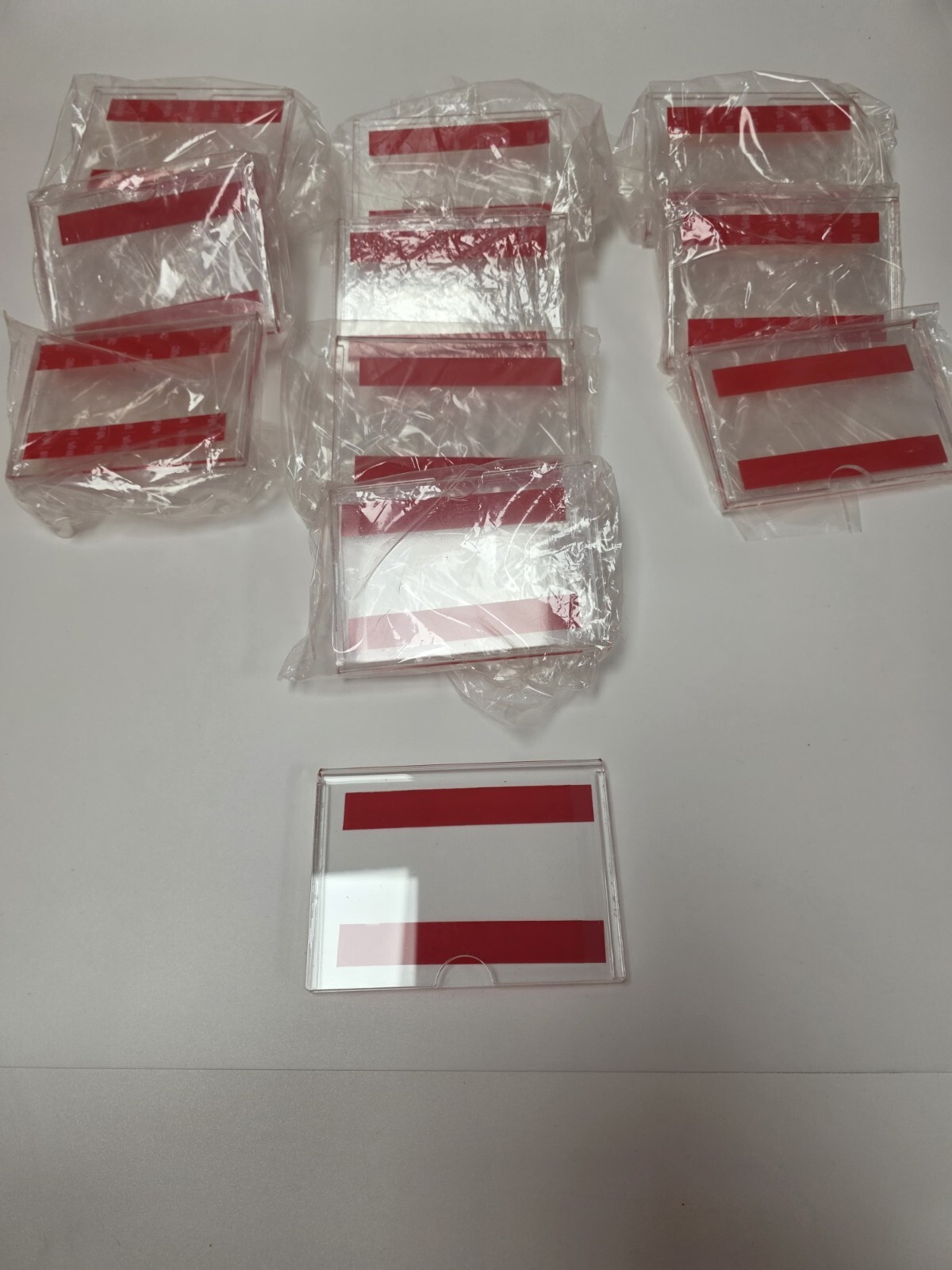 Counter Acrylic Card Display LOT OF 11 (NEW) 3M Pre-installed