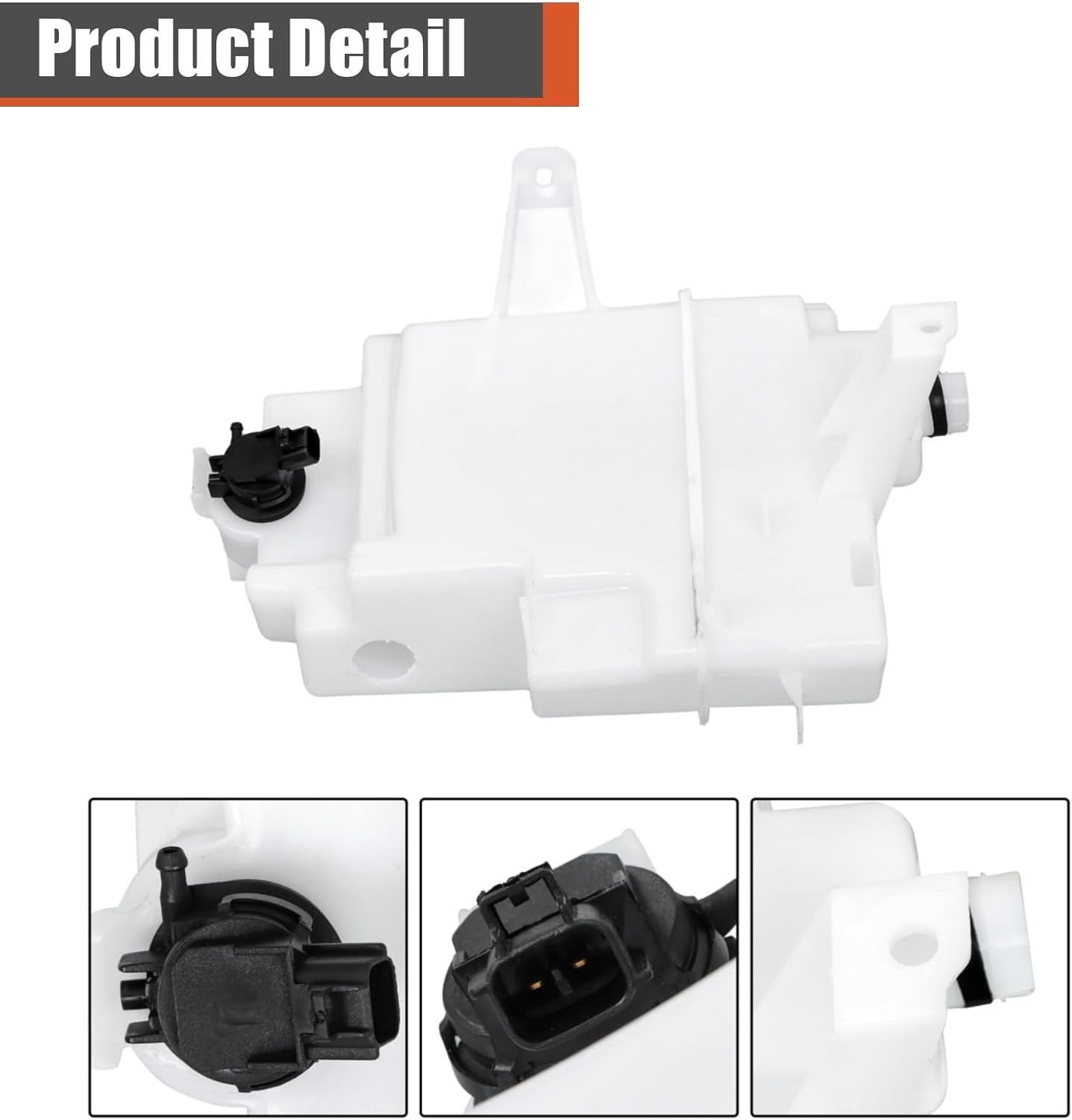 Windshield Washer Fluid Reservoir Tank w/ Motor Sensor Hole Tube RAV4 13-18 8531