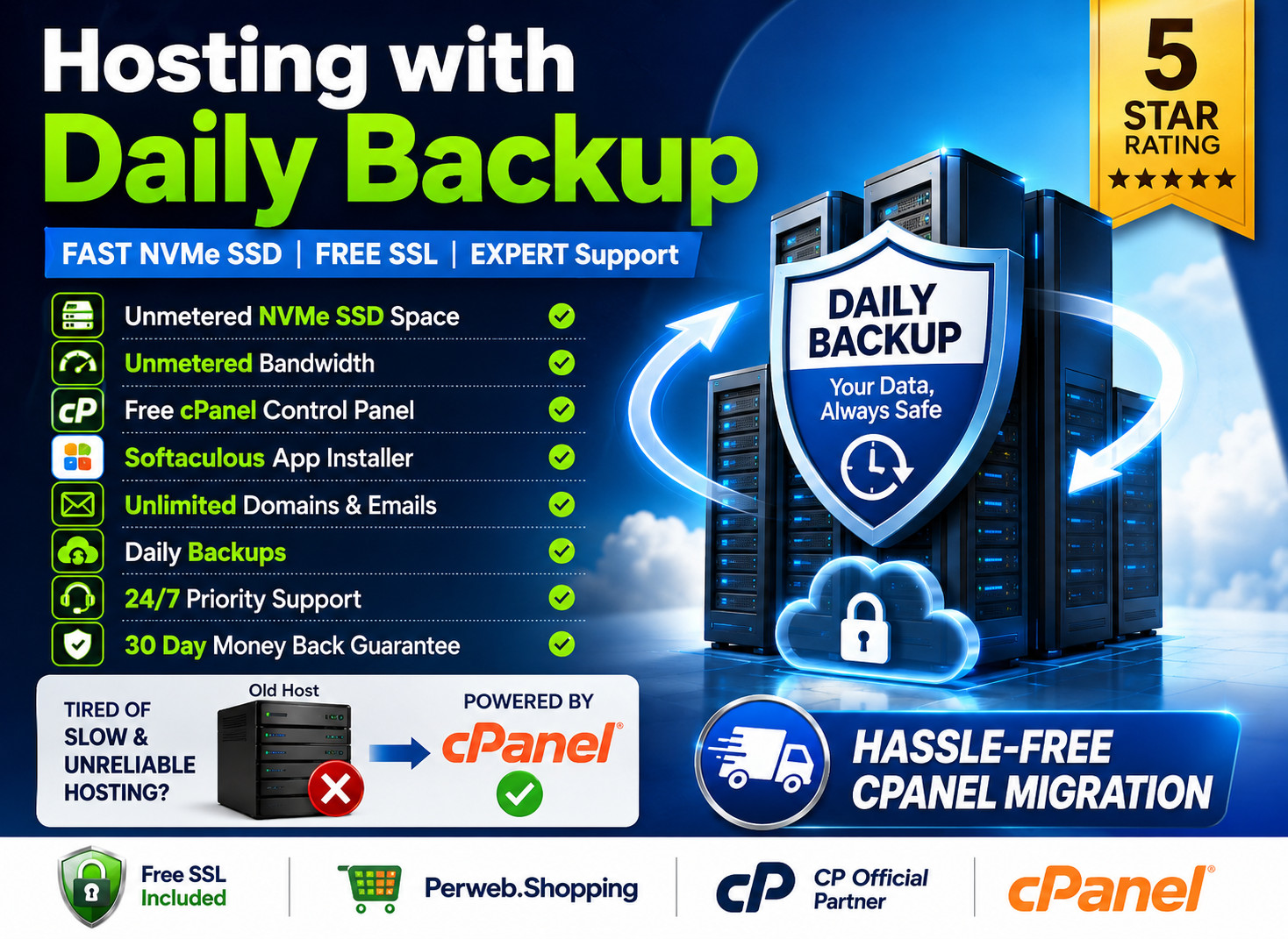 Hosting with Daily Backup – 💾 Fast SSD, SSL & 24/7 Support | Only $14.99/Year!