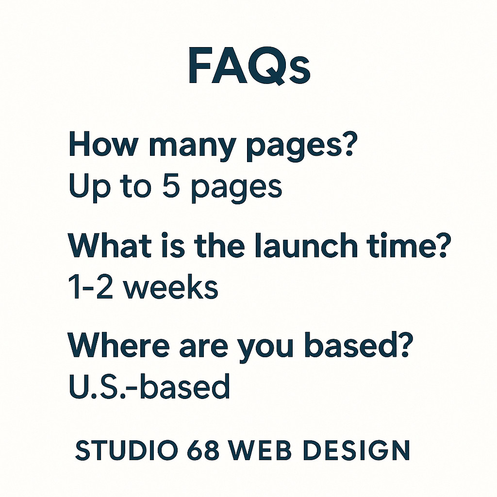 Contractor Website – $99 Design & Setup – US-Based – Hosting SEO Updates