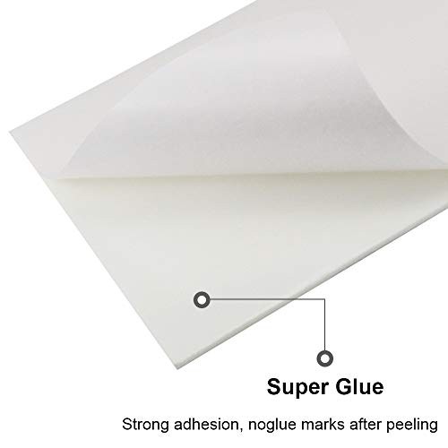 Neoprene Foam Insulation Sheet 1/4″ Thick Adhesive Rubber Roll Soundproof White