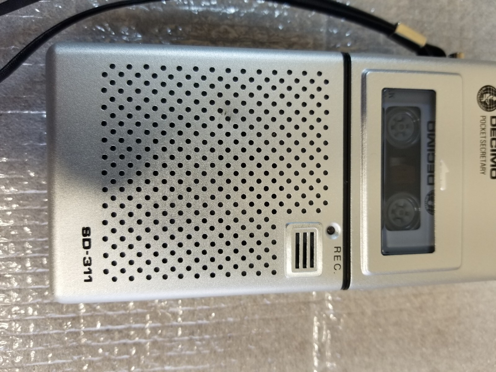 Decimo Pocket Secretary SD-311 Cassette Voice Recorder Made In Japan TESTED !