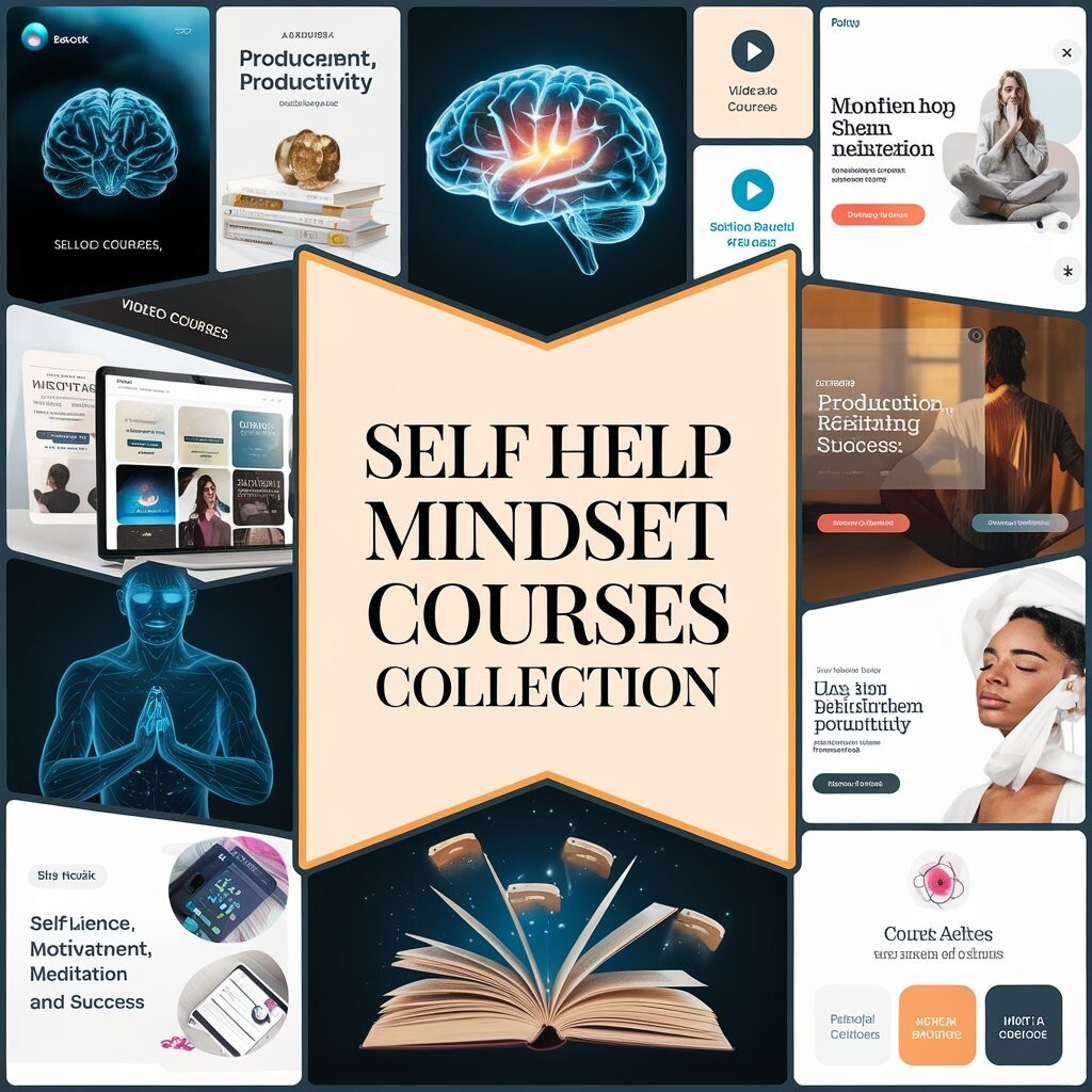 “🔥 Ultimate Self Help Bundle: 80+ Courses for Mindset, Productivity & Success!