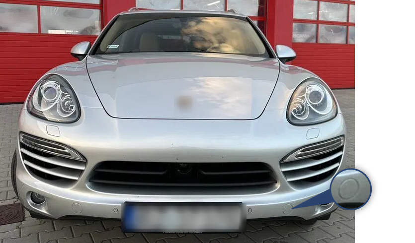 FIT TO PORSCHE CAYENNE 2010-2014 FRONT HOOK COVER BUMPER STOSSTANGE HINTEN LH