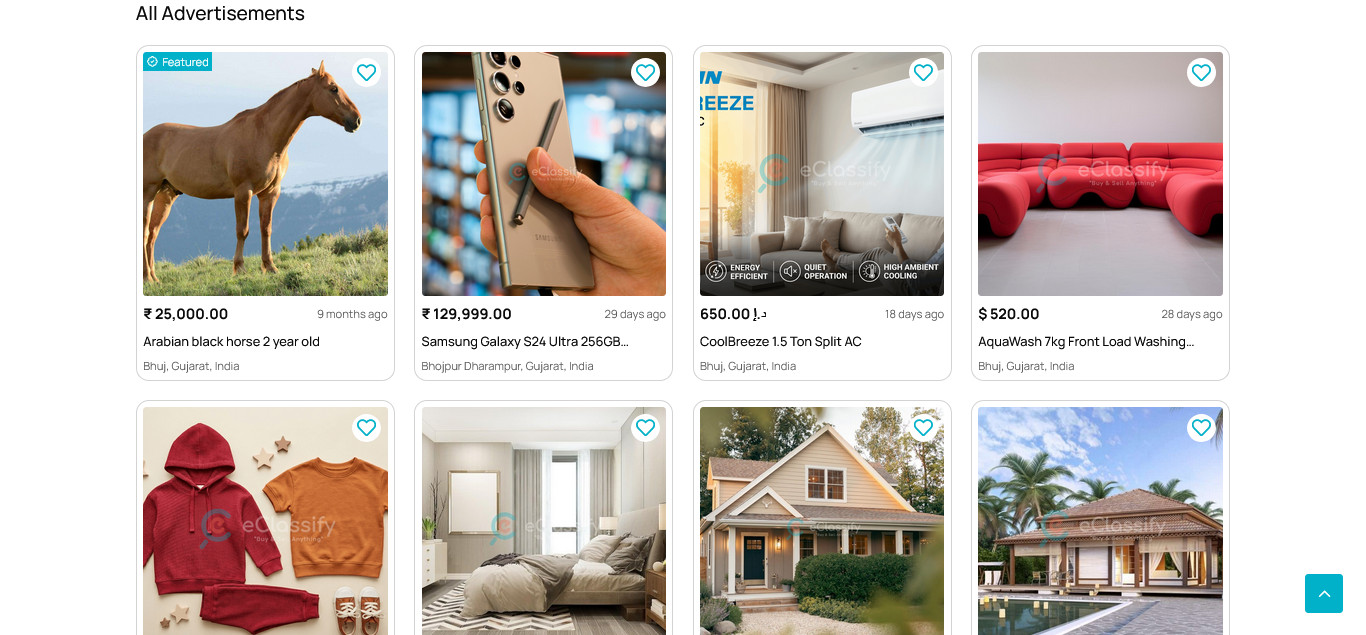 eListing – Classified Ads Marketplace Web + Flutter App | Laravel Admin Panel