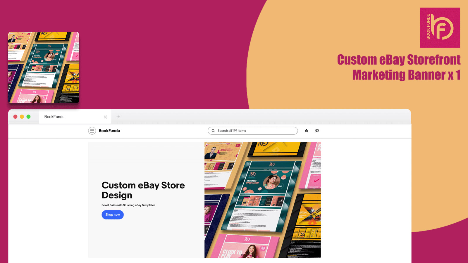 High-Converting eBay Listing Template & Branding Solution | Modern & Responsive