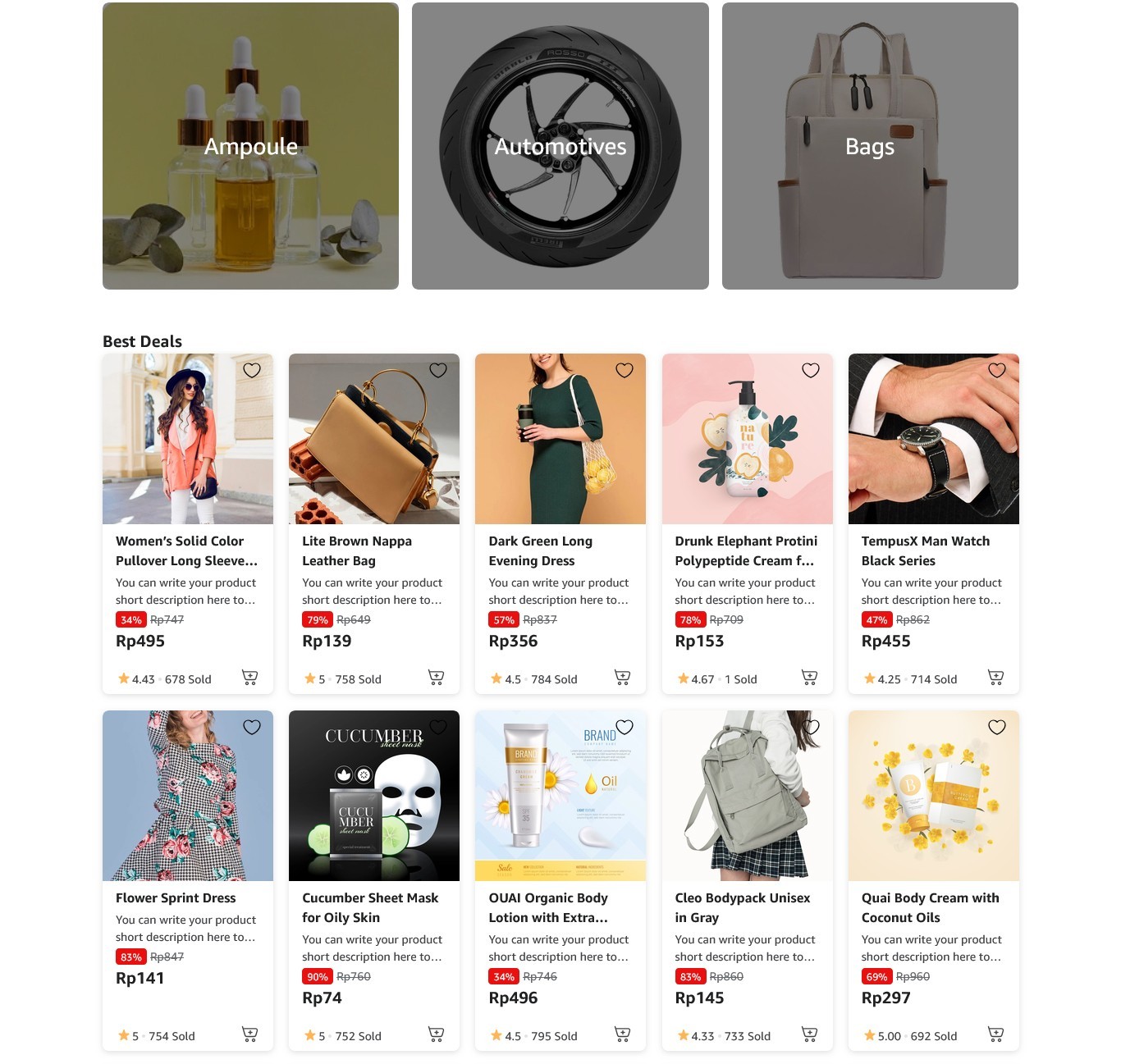 MalloraSHOP WooCommerce Flutter App | Android + iOS | eCommerce Store App