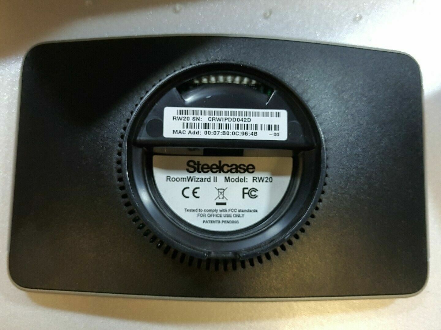 – Steelcase RoomWizard II RW20 Room Scheduling System (FOR PARTS)