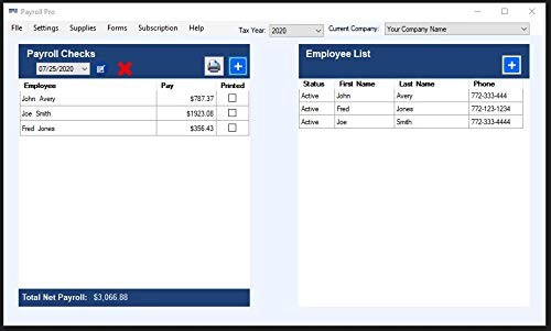 Payroll – Payroll software for Windows 10/11 – CD – Includes 12 month license