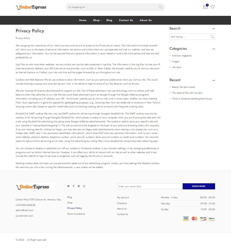 Leather Jackets Store Website, Make Money with Affiliate and Drop Shipping