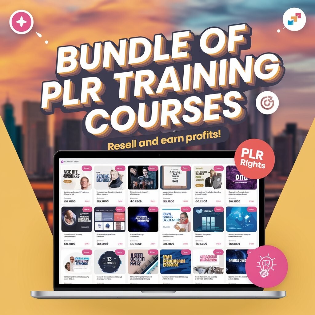 Bundle of PLR Training Courses – Resell and Earn Profits!