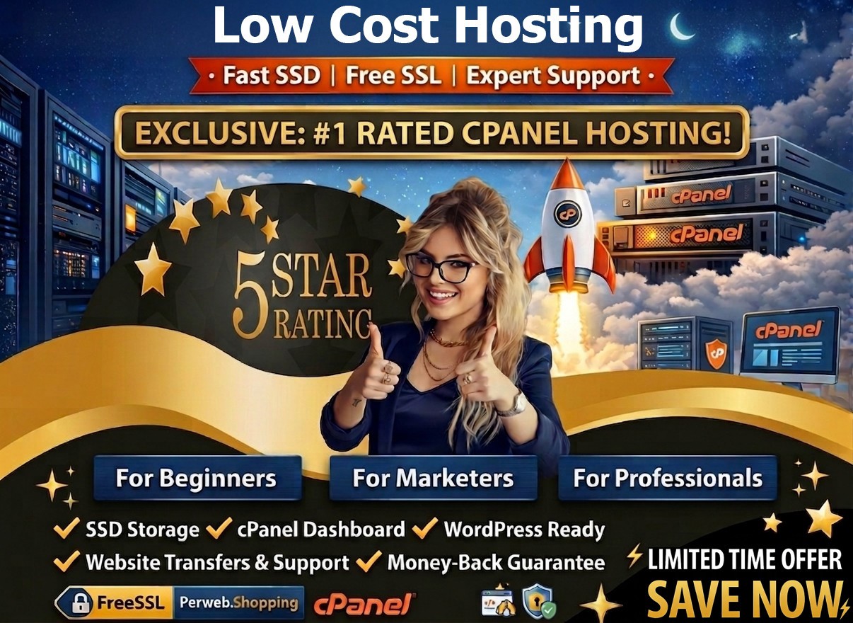 Low Cost Hosting – 💰Unlimited SSD + SSL + Emails | Super Fast | Just $14.99/Yr