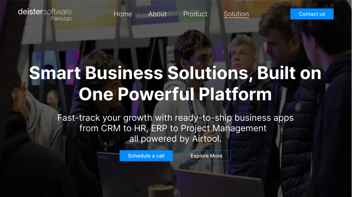 Deister Software Business Solutions – Smart Enterprise Platform UI/UX Design