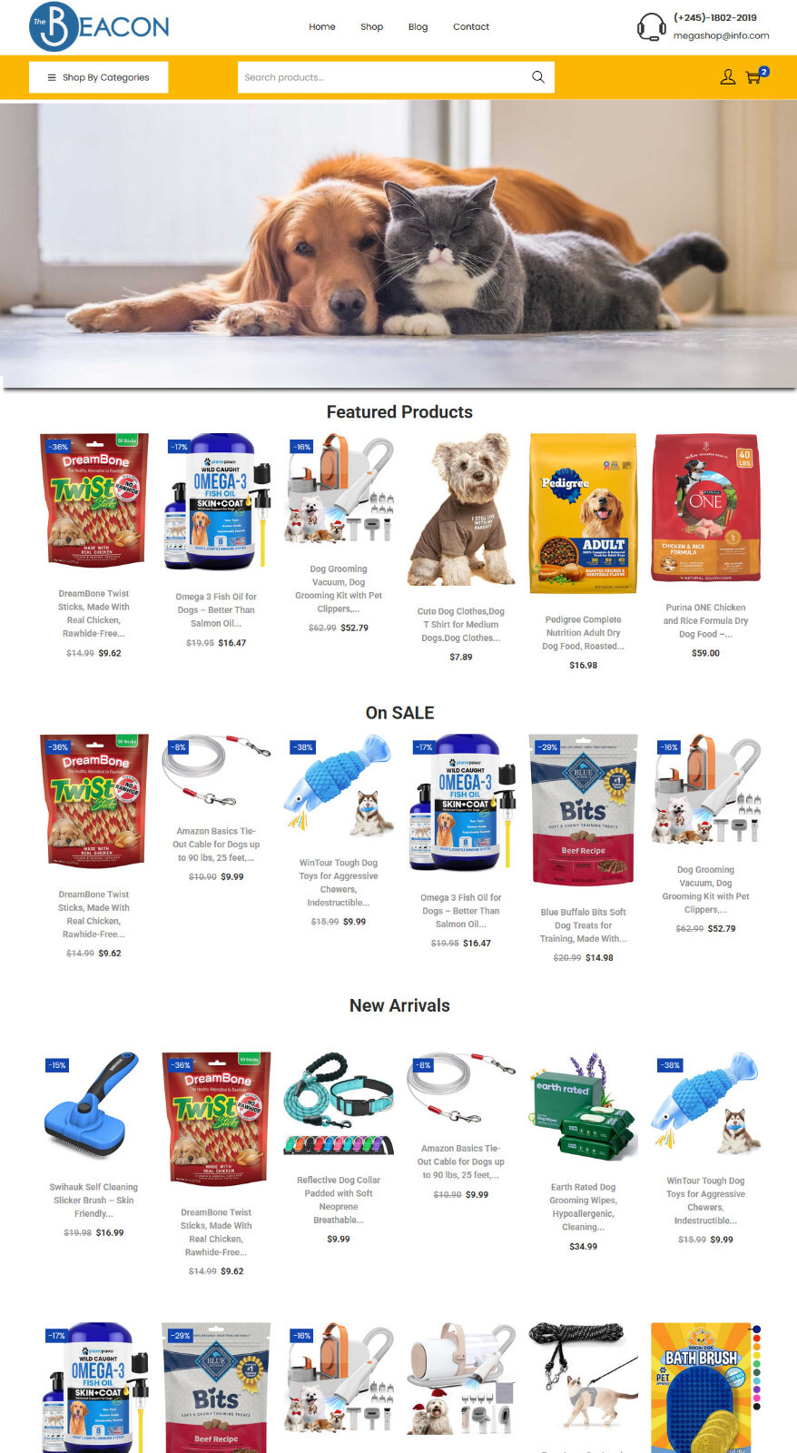Pet Shop – AutoPilot Dropshipping / Affiliate Website eCommerce