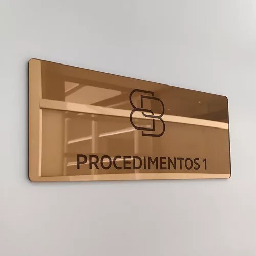 Door plate 11×3”