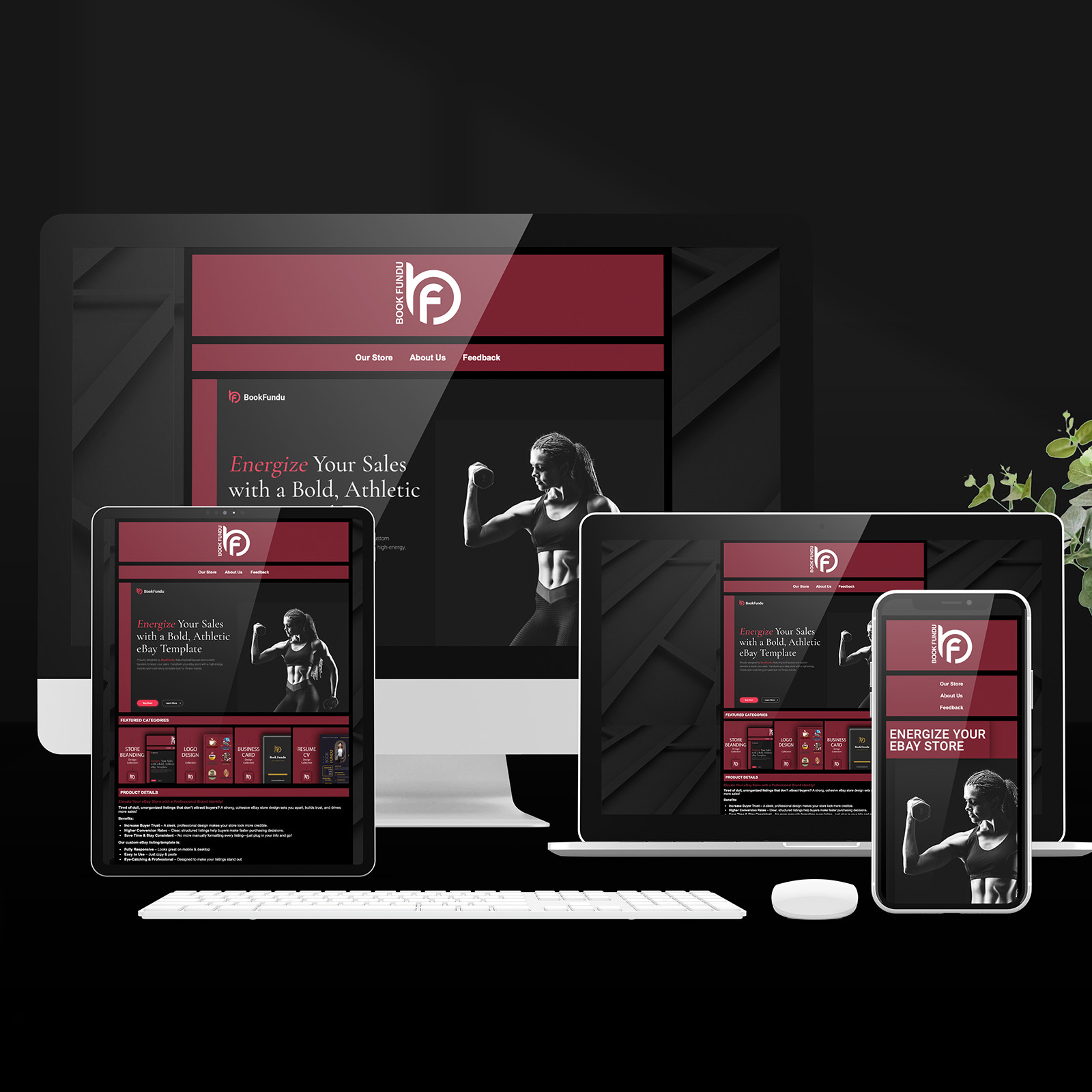 Custom eBay Store Design + Auction Listing Template | Pro Billboard & Banners