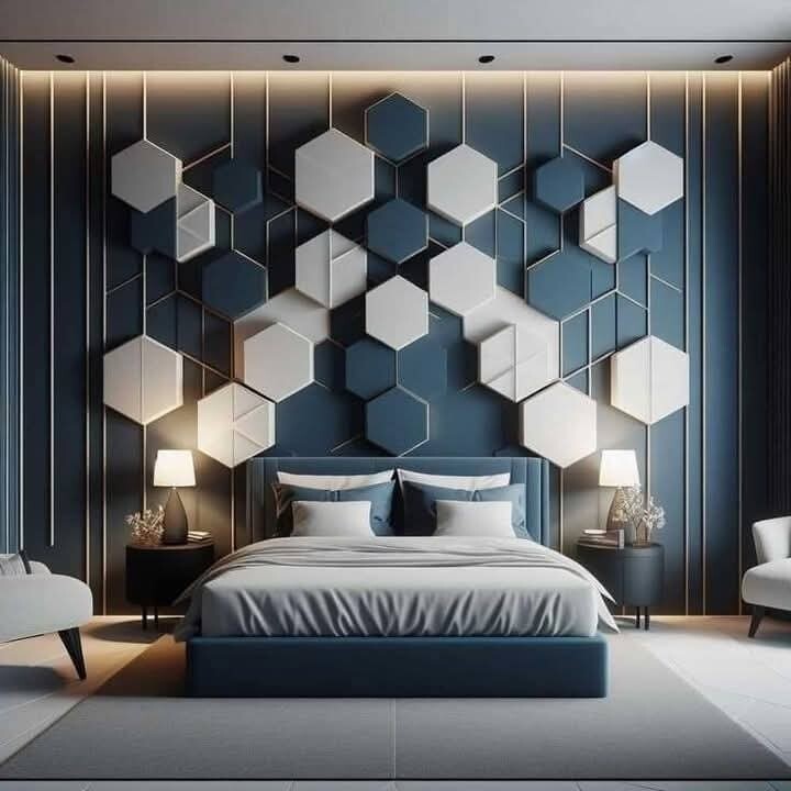 Wall accent ideas, wall art ideas, wall color theme, home decors and accents