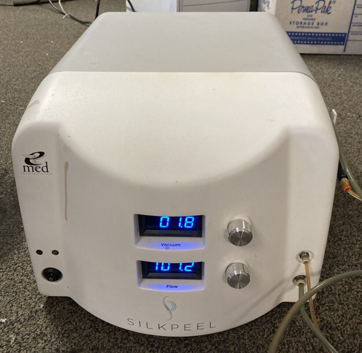 Med Incorporated SILKPEEL Dermalinfusion Silk Power on Test