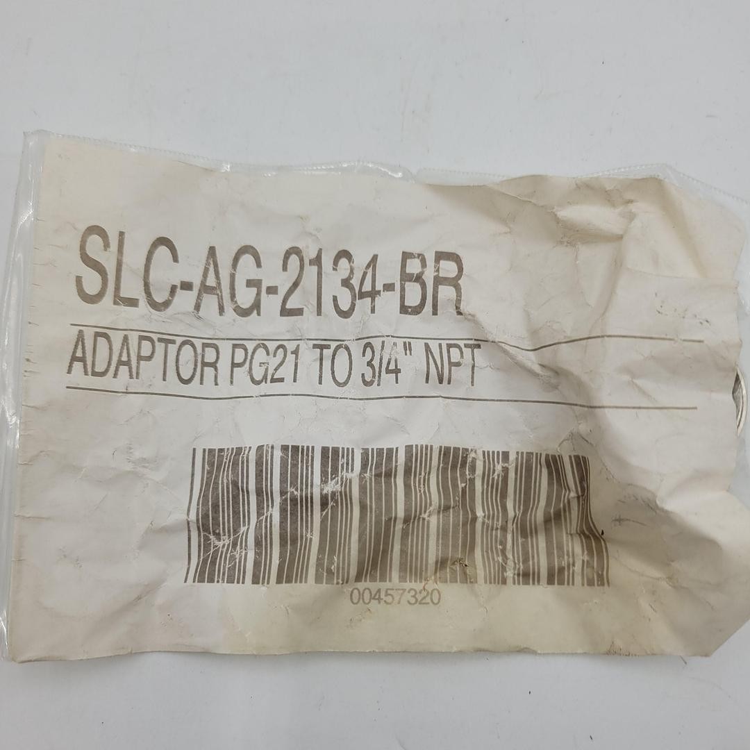 SEALCON SLC-AG-2134-BR Nickel Plated Brass Thread Adapter PG 21 to 3/4″ NPT