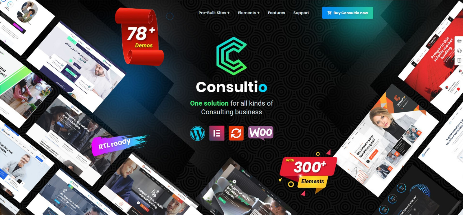 Best WordPress Theme Consultio – Corporate Consulting WordPress Theme