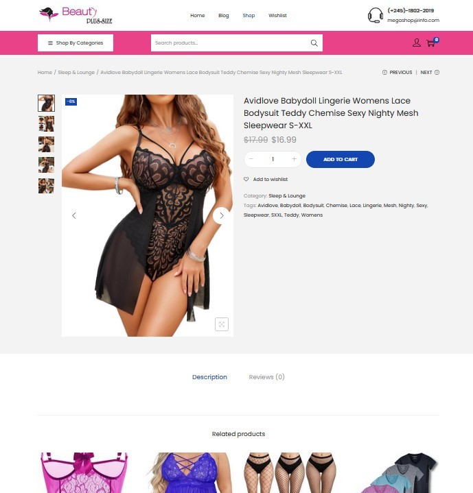 Plus Size Women’s Clothing Store, The Best Amazon Affiliate Website + Free Host