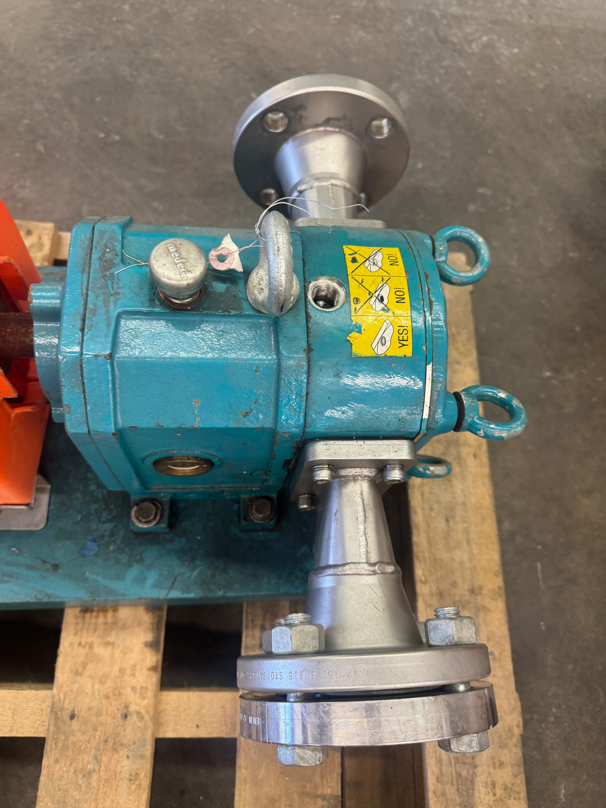 Borger Rotary Lobe Pump AL 25 2 In. 150 Lb. ANSI Flange
