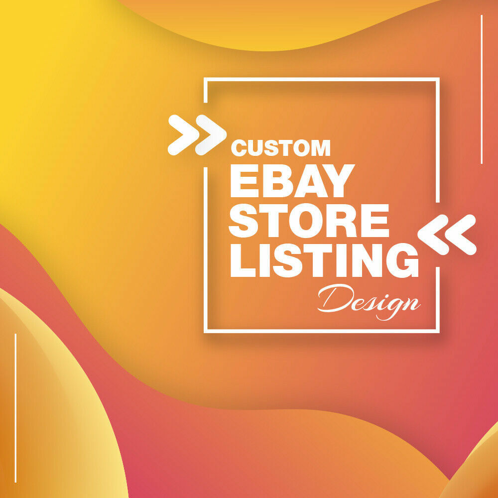 Custom ebay Store and listing template design store design 2021