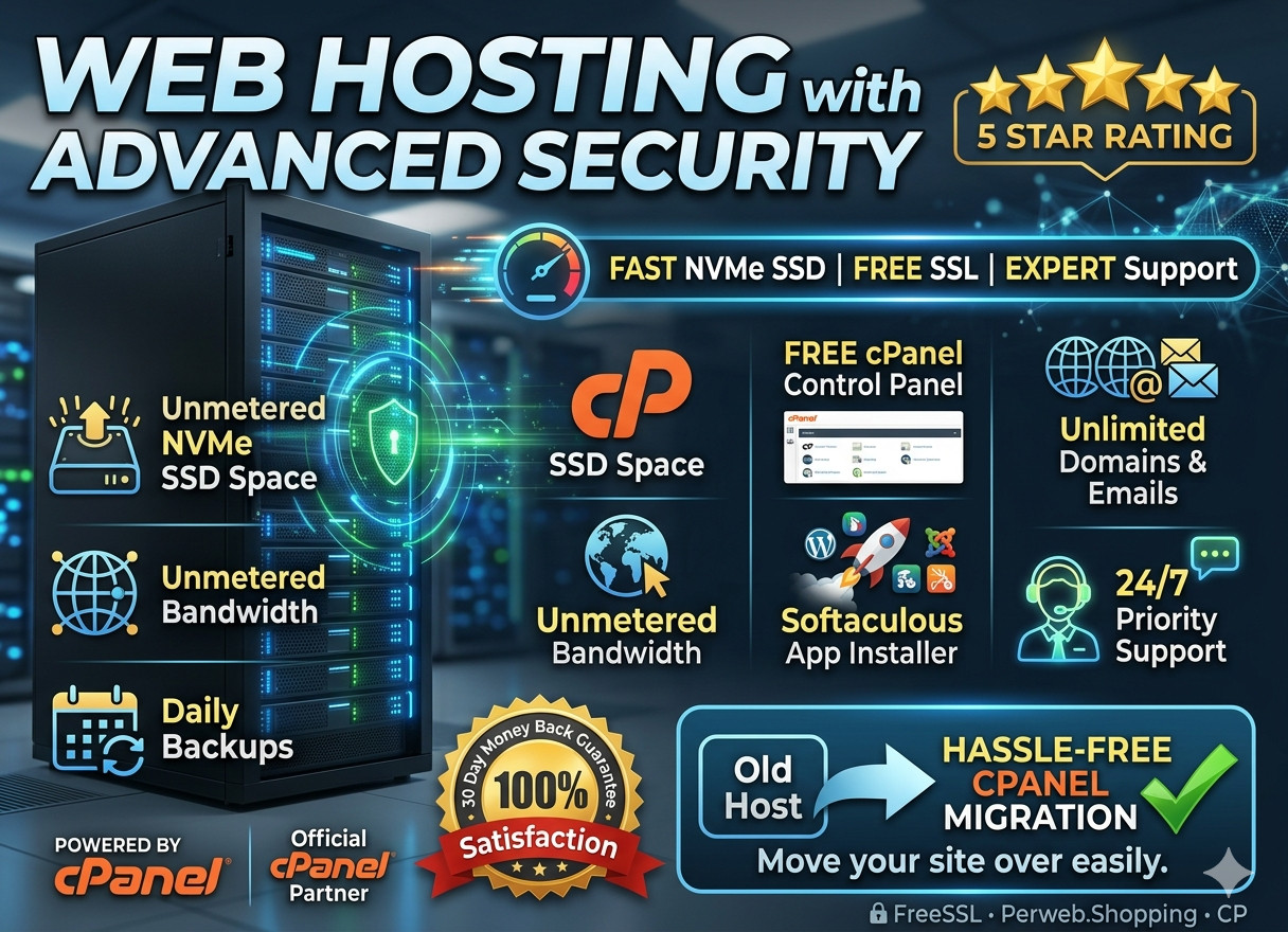 Web Hosting with Advanced Security – 🔒 SSD + SSL + Firewall Boost | $14.99/Year