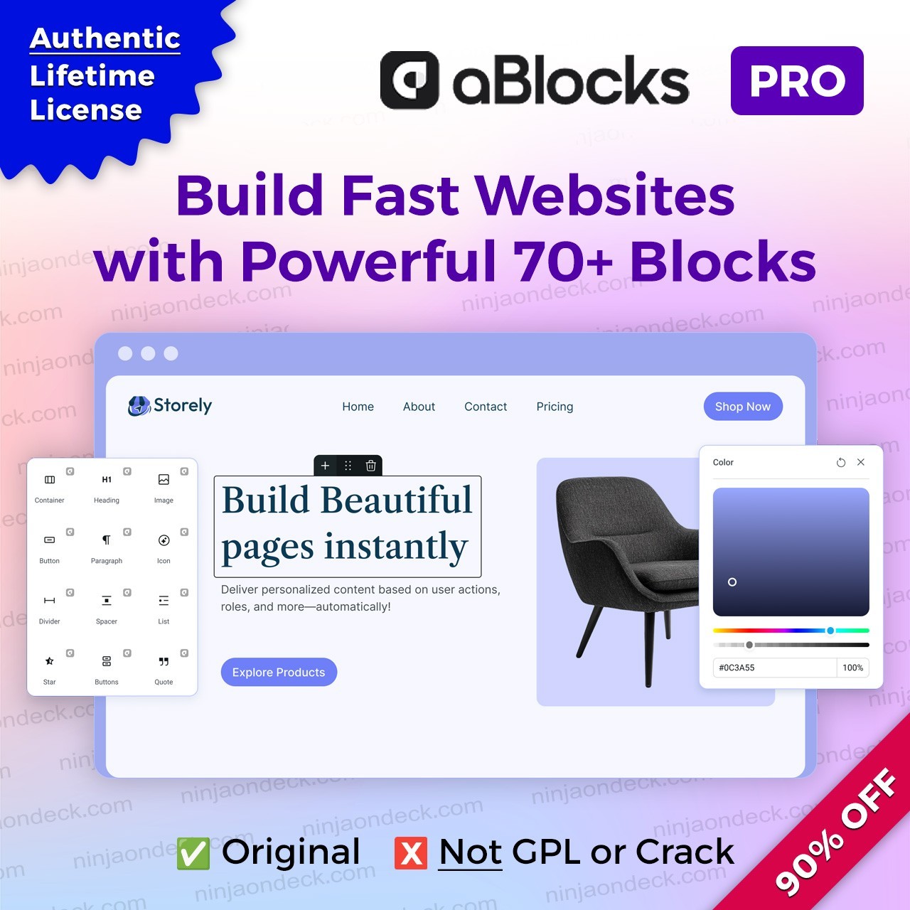 🥷 aBlocks Pro Official License ‒ Lifetime / 1-Year