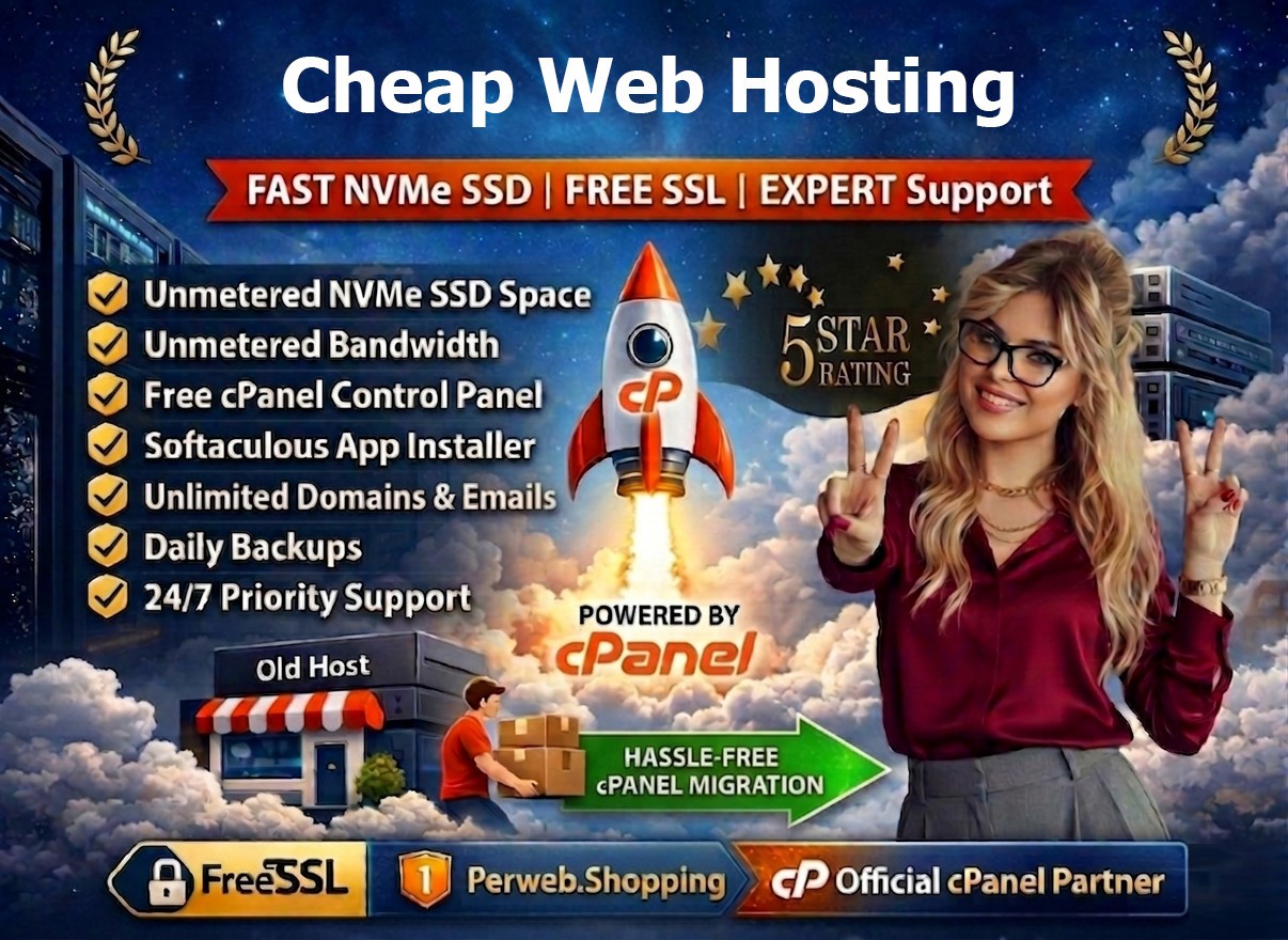 Cheap Web Hosting – 💰 Unlimited SSD, Free Secure SSL & Support – Just $14.99/Yr