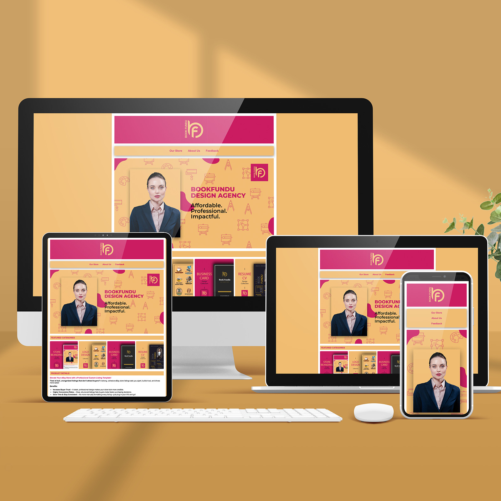 Boost Sales with Custom eBay Listing Template & Store Design – HTML Mobile Ready