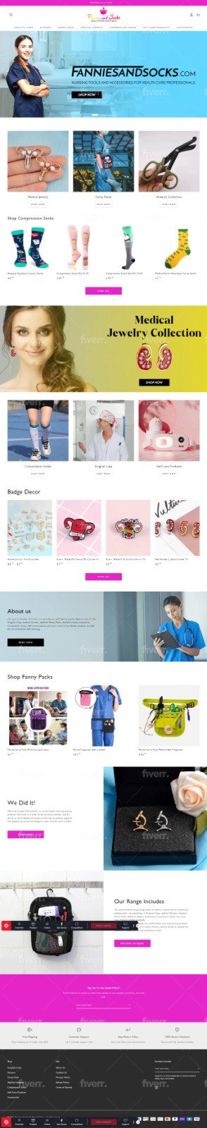 Print on demand shopify store with Printful 200+ products with premium theme POD