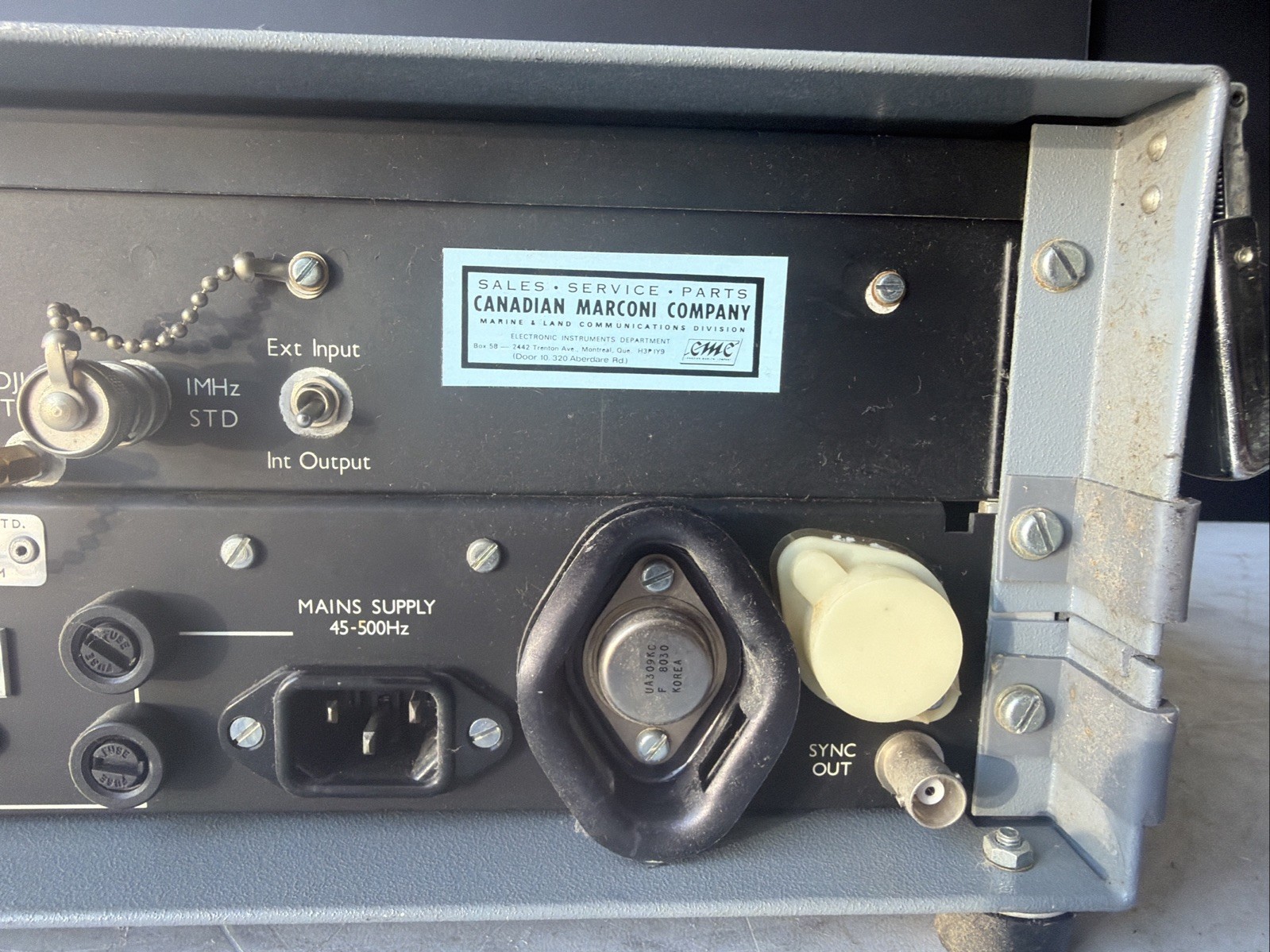 Marconi TF2173 Digital Synchronizer 1MHz RF Standard Instrument