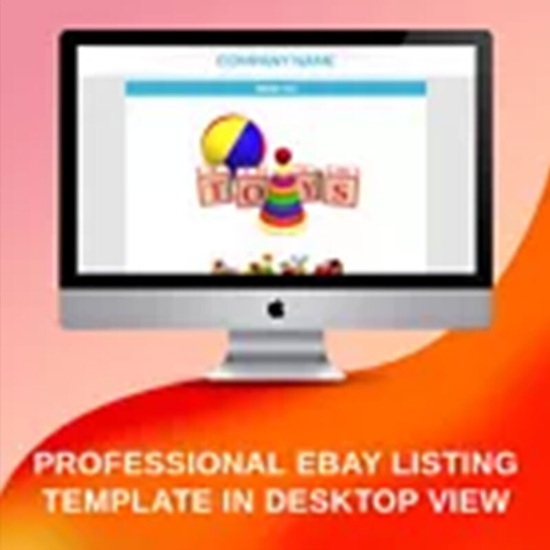 Professional Ebay Listing Template Mobile Friendly Design 2019 HTTPS Compiliant