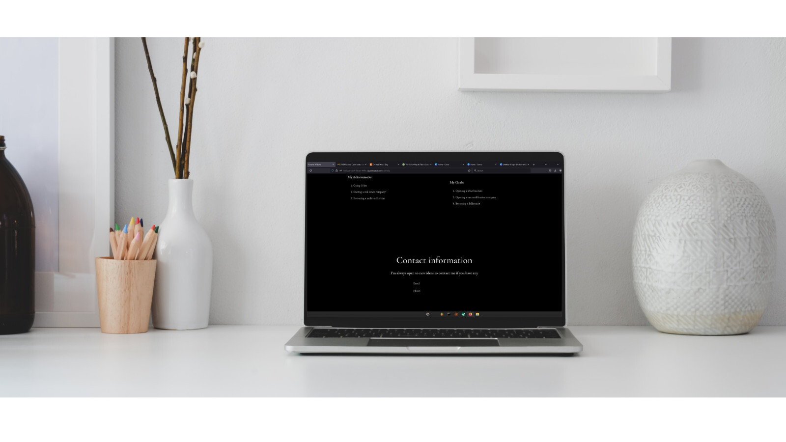 Squarespace website Template, Personal Website Template, Personal Bio Website.