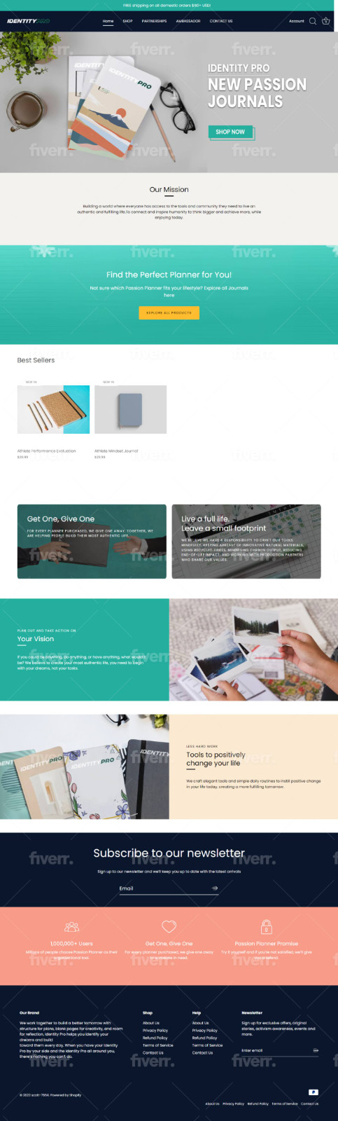 Print on demand shopify store with Printful 200+ products with premium theme POD