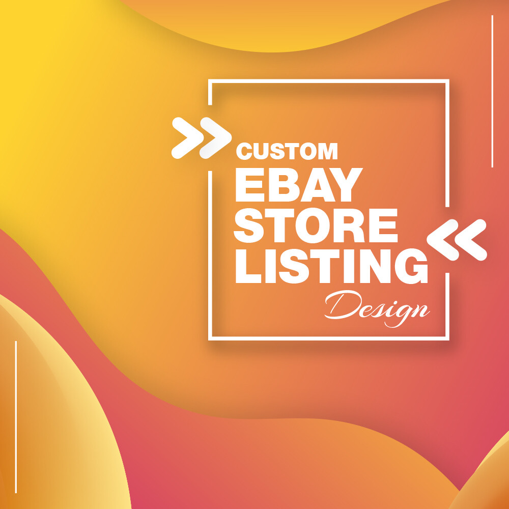 ebay Store Professional Bespoke Custom and listing design Amazon website design