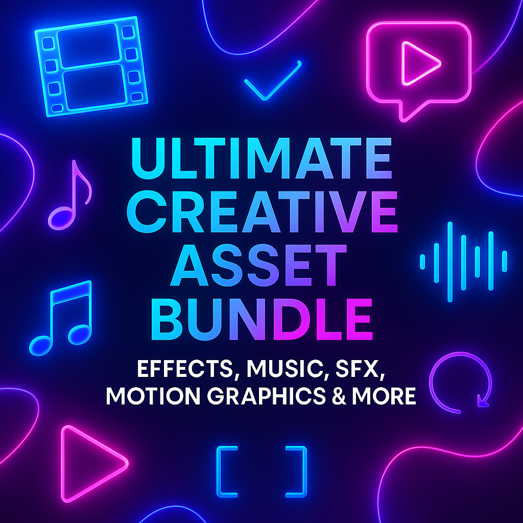 Ultimate Creative Asset Bundle Effects, Music, SFX, Motion Graphics & More